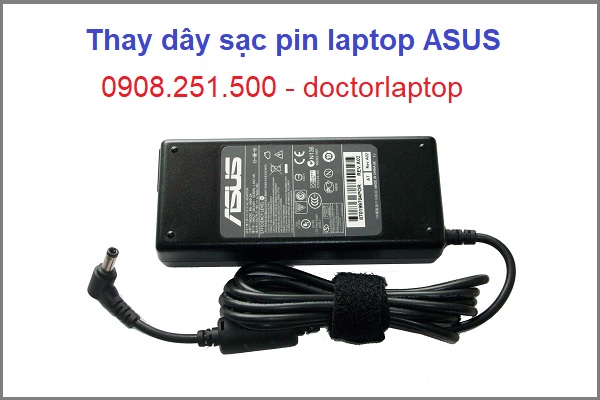 Thay dây sạc pin laptop asus - 1