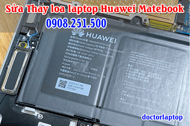 Thay thế sửa chữa loa laptop huawei matebook - 1