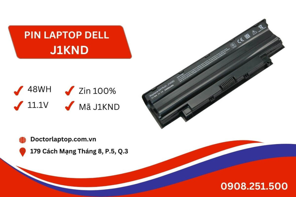 Pin laptop dell j1knd - 1