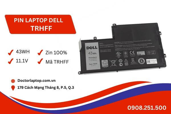 Pin laptop dell trhff - 1