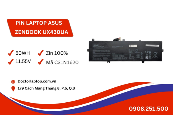 Pin laptop asus zenbook ux430ua - 1