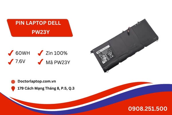 Pin laptop dell pw23y - 1