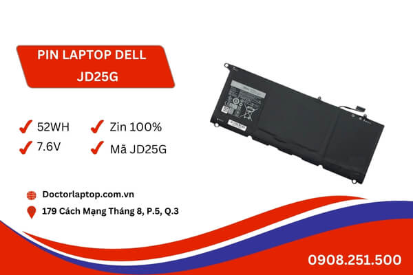 Pin laptop dell jd25g - 1
