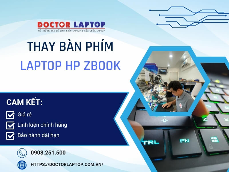 Bàn phím laptop hp zbook - 3