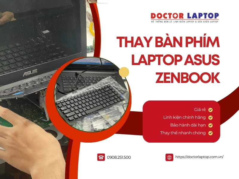 Bàn phím laptop asus zenbook - 3