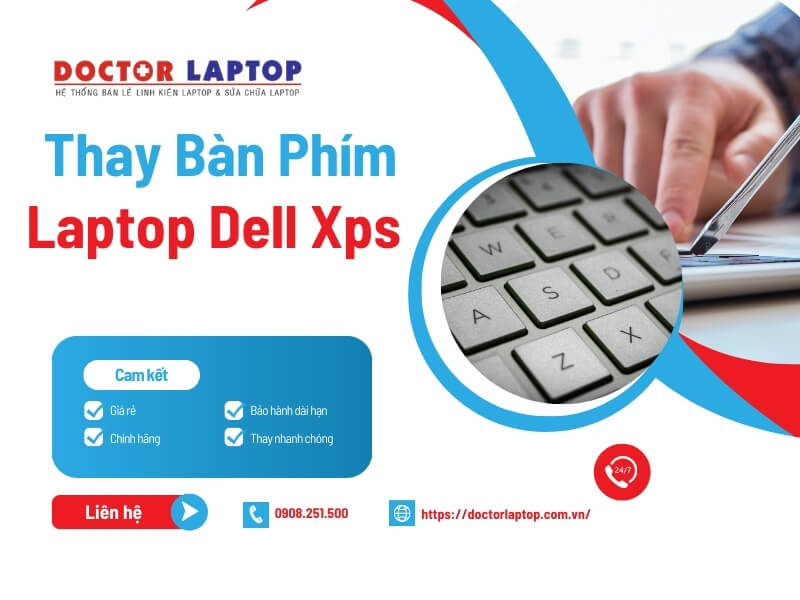 Bàn phím laptop dell xps - 2