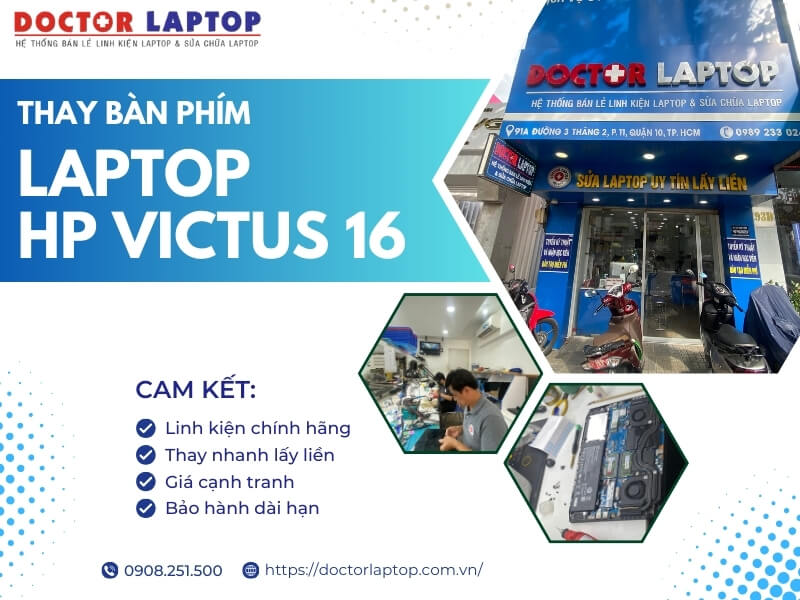 Bàn phím laptop hp victus 16 - 4