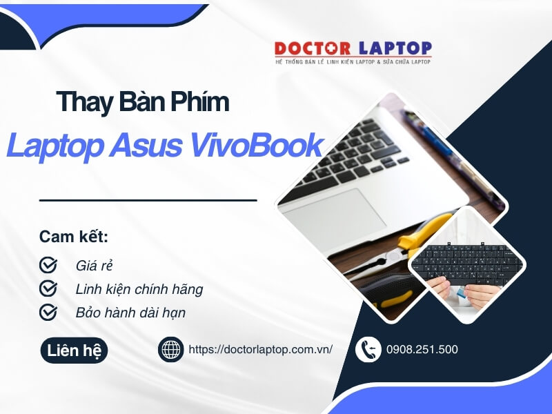 Bàn phím laptop asus vivobook - 4