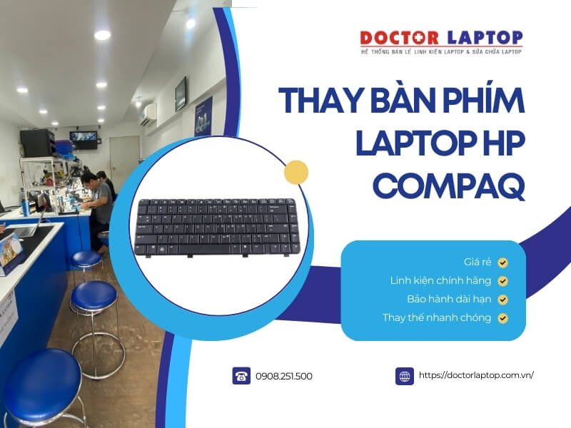 Bàn phím laptop hp compaq - 3