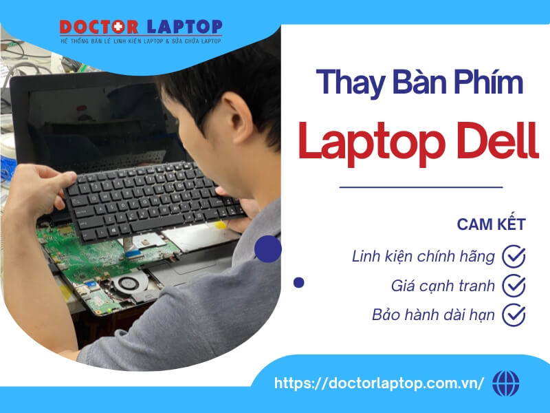 Thay bàn phím laptop dell - 4