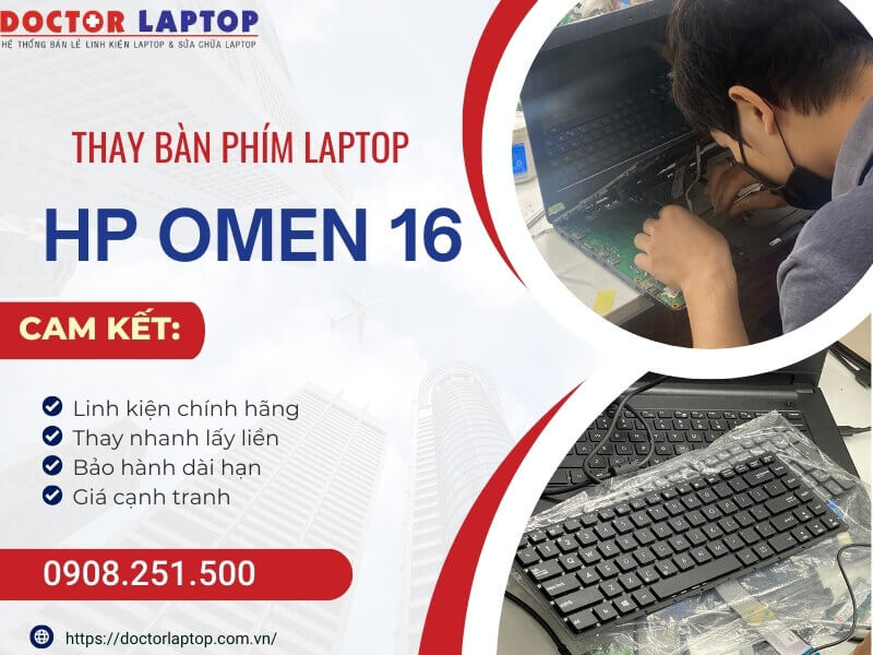 Bàn phím laptop hp omen 16 - 4