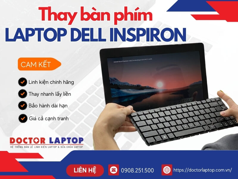 Bàn phím laptop dell inspiron - 4