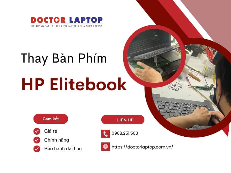 Bàn phím laptop hp elitebook - 5