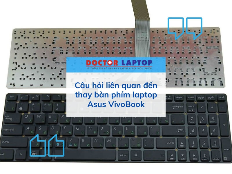 Bàn phím laptop asus vivobook - 5