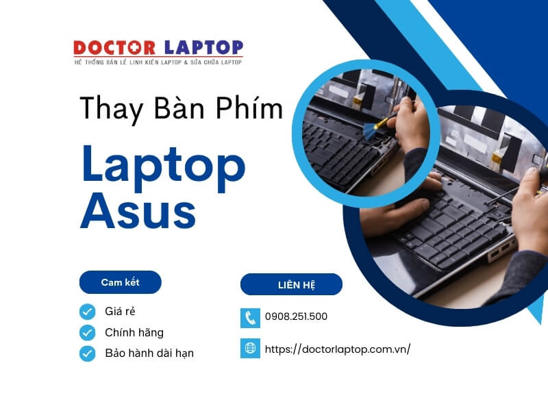 Thay bàn phím laptop asus - 4