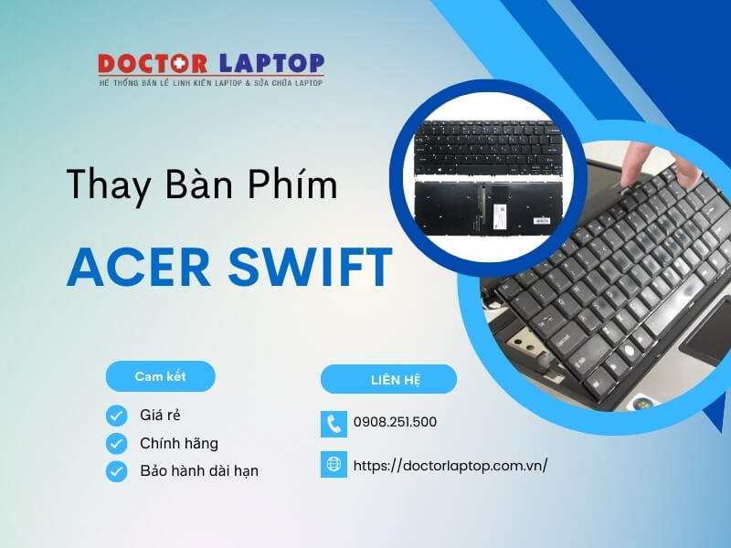 Bàn phím laptop acer swift - 3