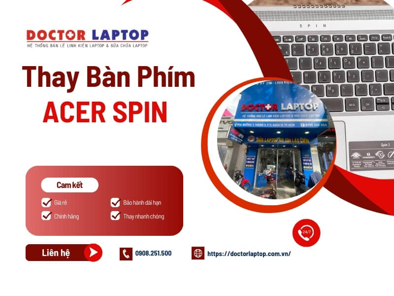 Bàn phím laptop acer spin - 3