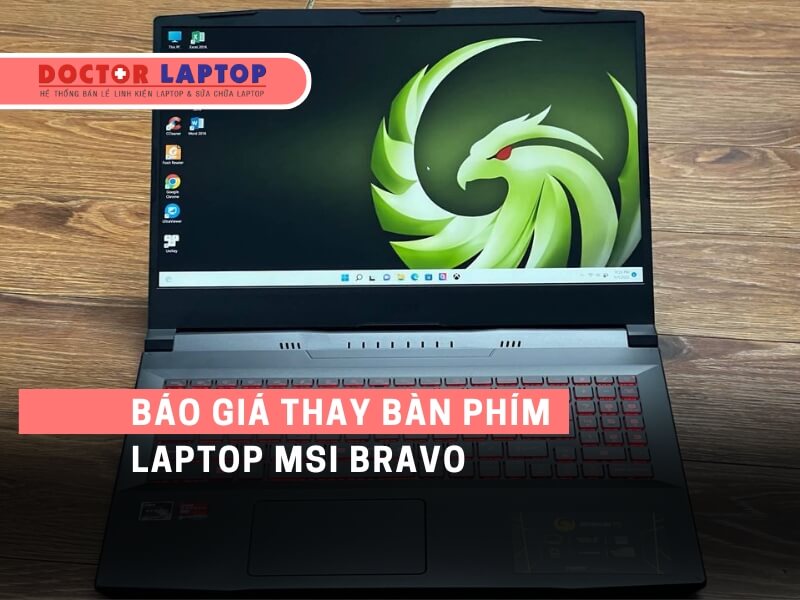 Bàn phím laptop msi bravo - 2