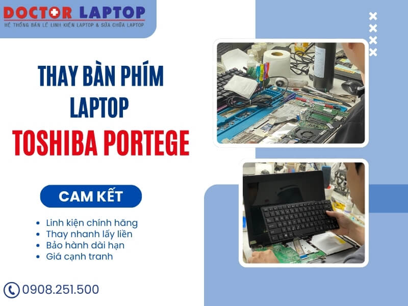 Bàn phím laptop toshiba portege - 3