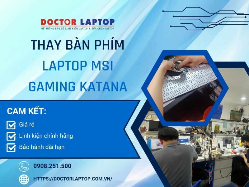 Bàn phím laptop msi gaming katana - 3