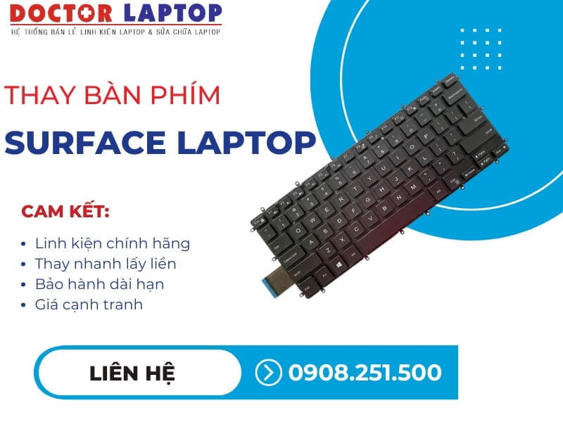 Bàn phím surface laptop - 2