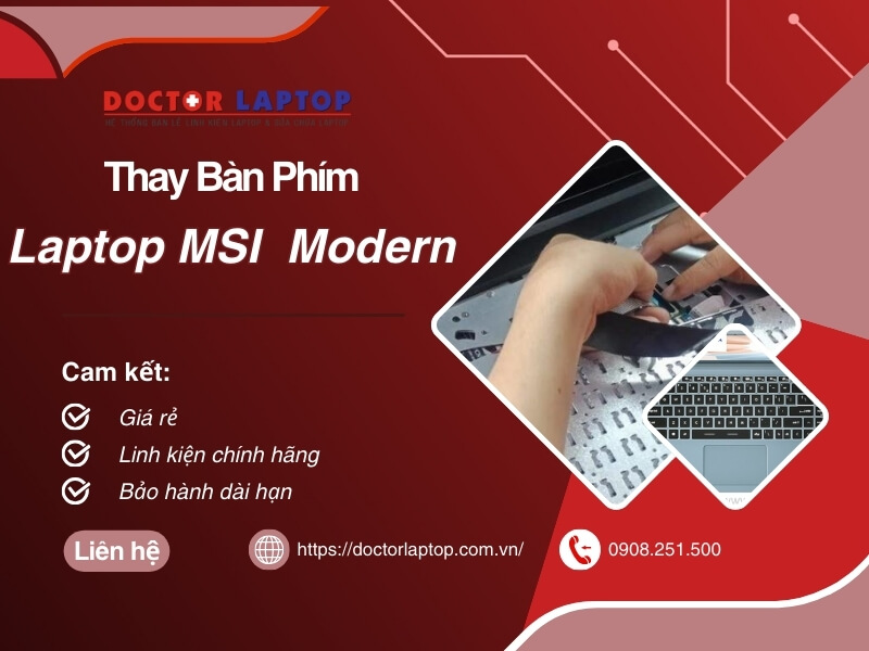 Bàn phím laptop msi modern - 3