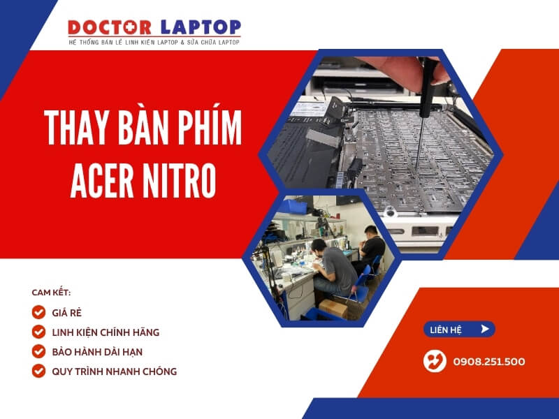 Bàn phím laptop acer nitro - 4