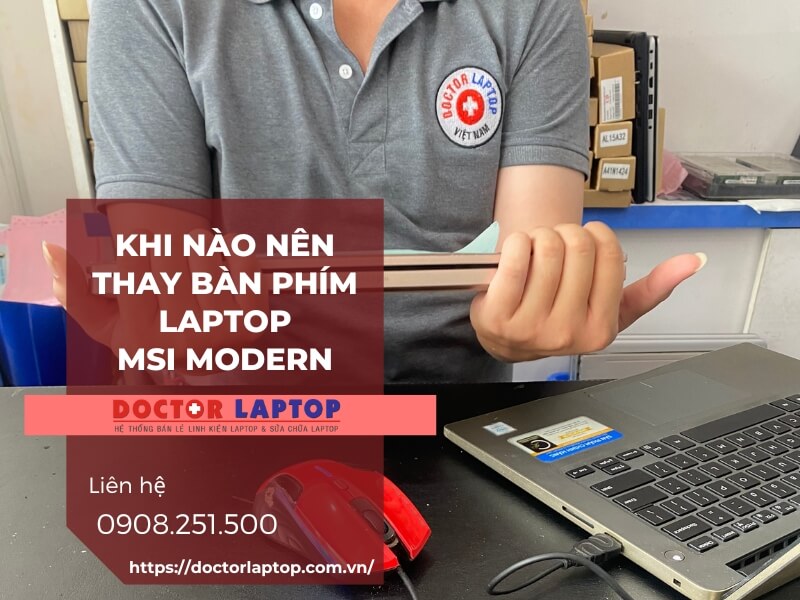 Bàn phím laptop msi modern - 2