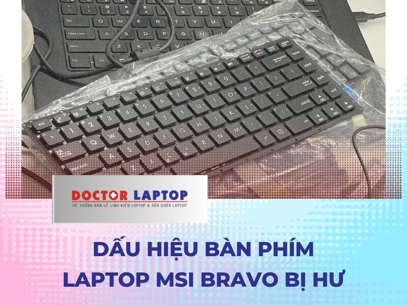 Bàn phím laptop msi bravo - 1