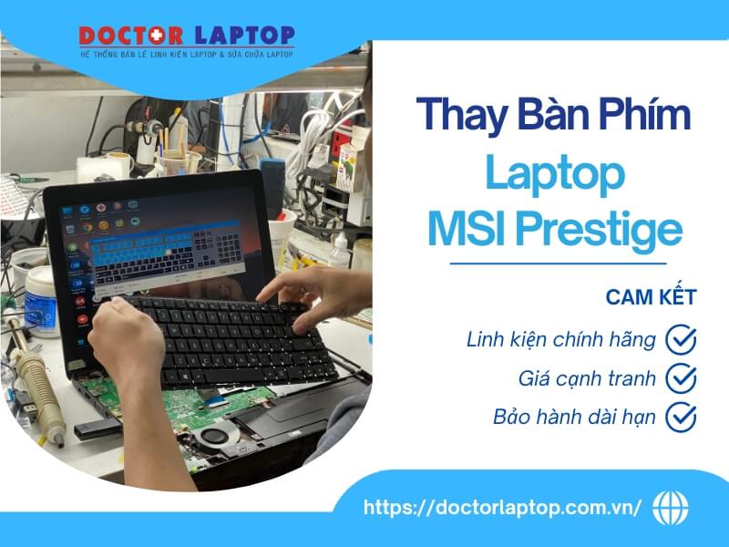 Bàn phím laptop msi prestige - 3