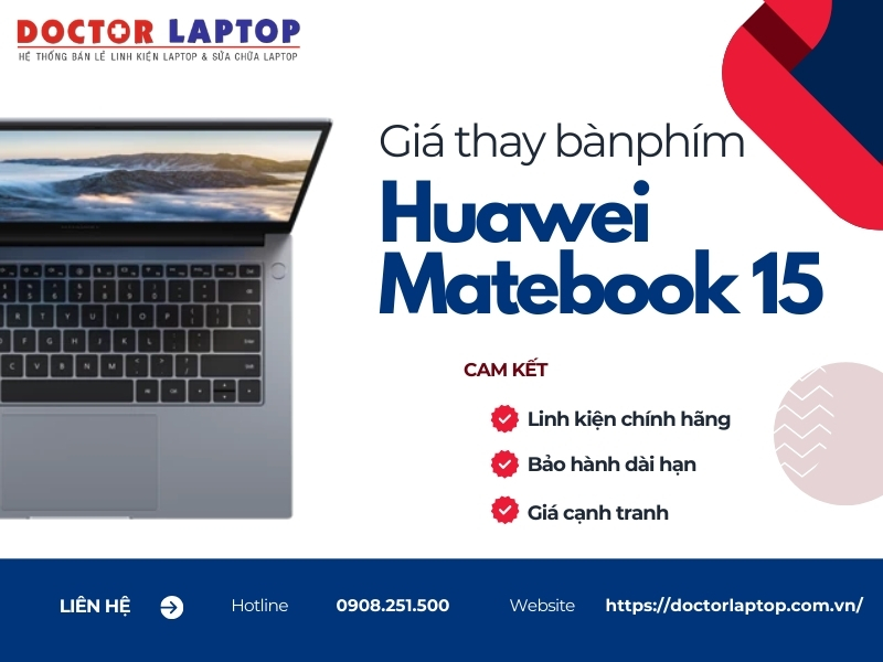 Bàn phím laptop huawei matebook 15 - 1