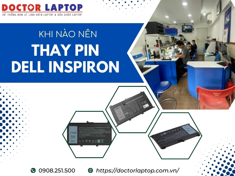 Pin laptop dell inspiron - 1