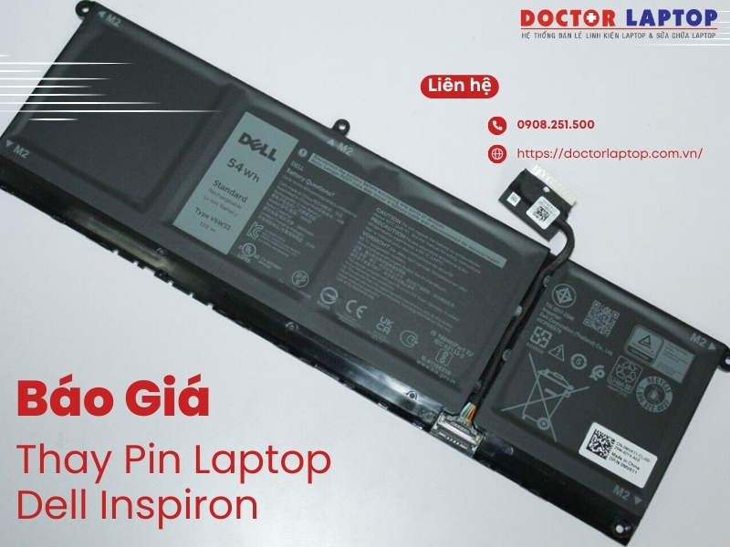 Pin laptop dell inspiron - 2