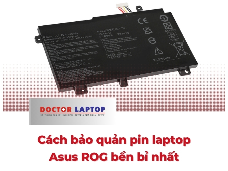 Pin laptop asus rog - 3