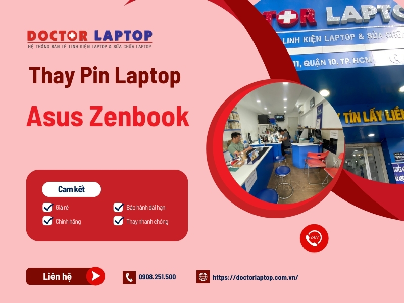 Pin laptop asus zenbook - 3