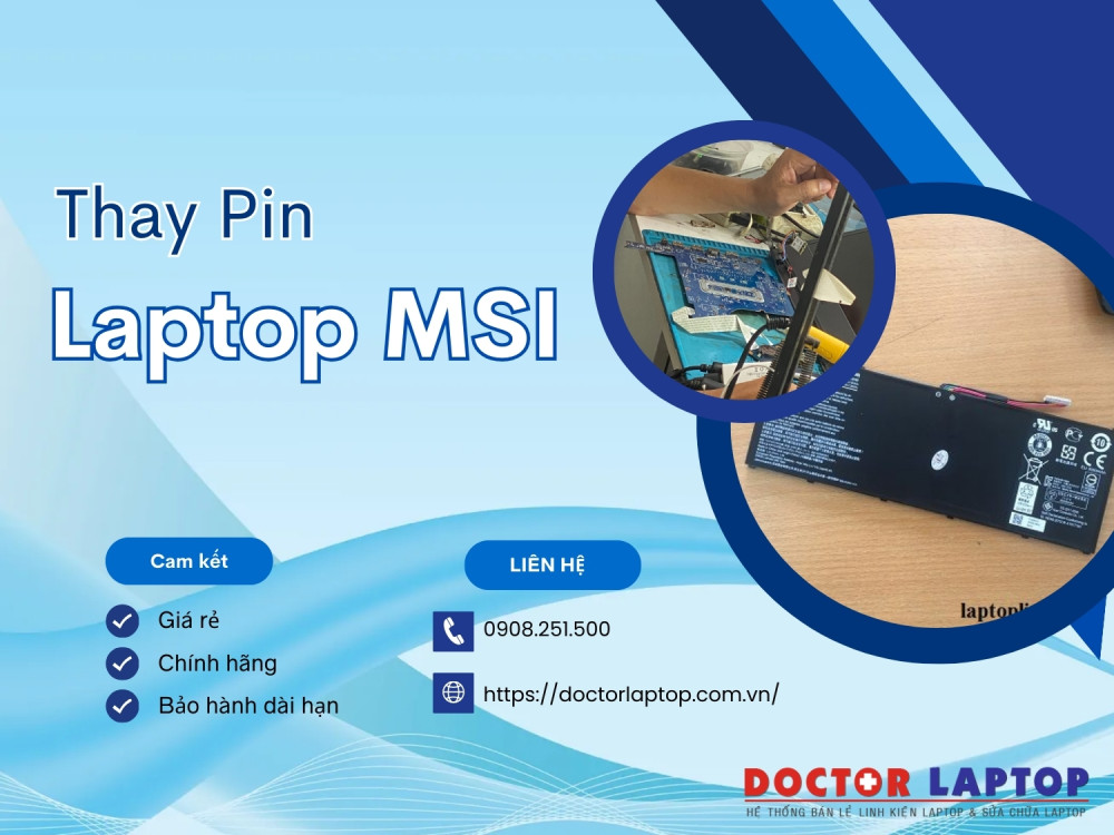 Pin laptop msi - 3