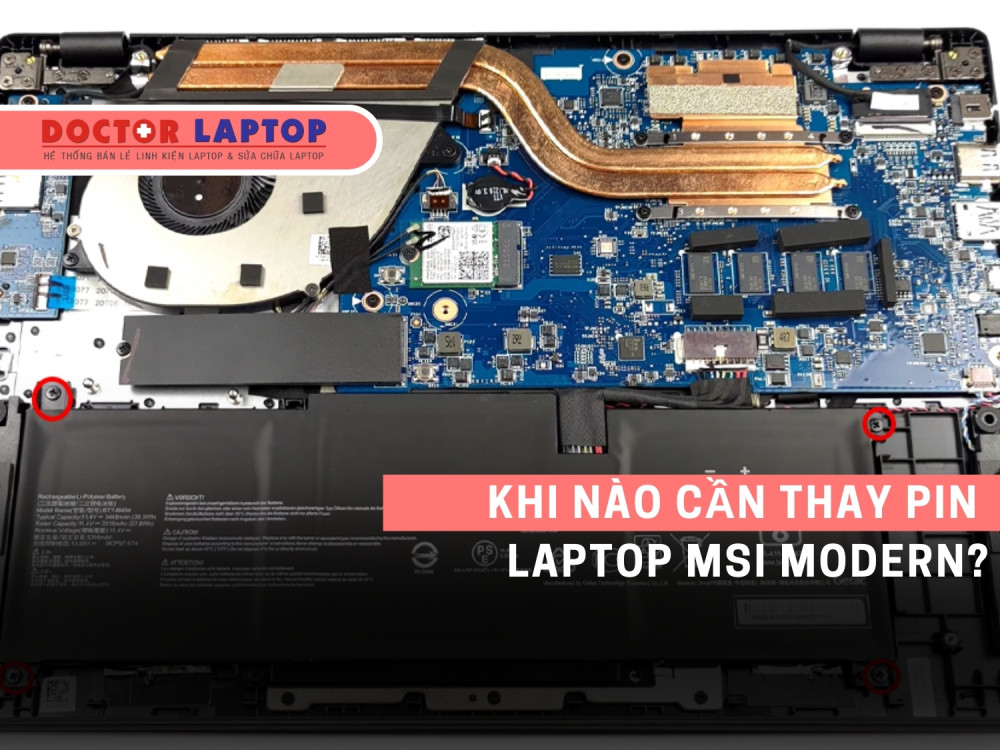 Pin laptop msi modern - 2