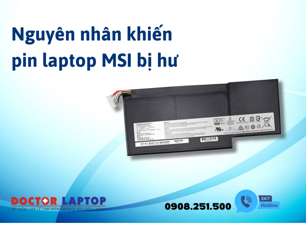 Pin laptop msi - 2