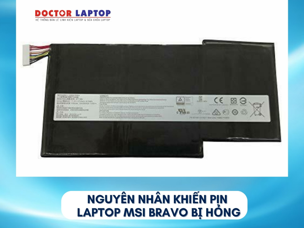 Pin laptop msi bravo - 1