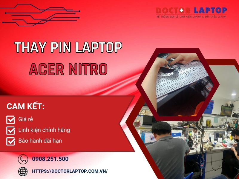 Pin laptop acer nitro - 4