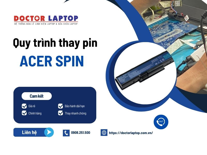 Pin laptop acer spin - 3