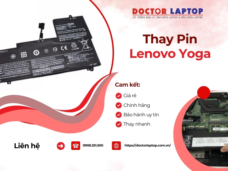 Pin laptop lenovo yoga - 3