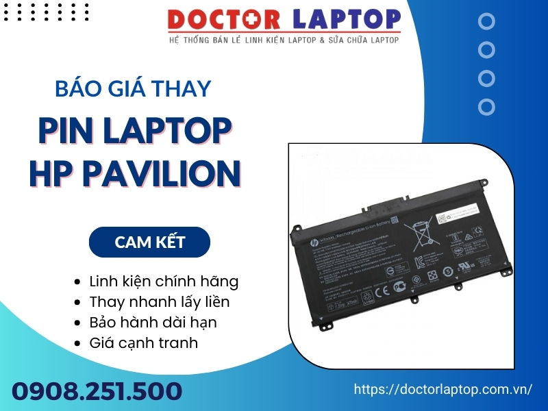 Pin laptop hp pavilion - 1