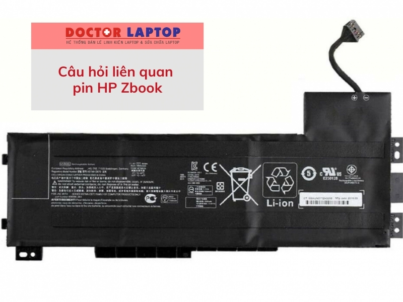 Pin laptop hp zbook - 4