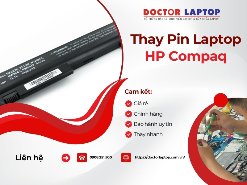 Pin laptop hp compaq - 2