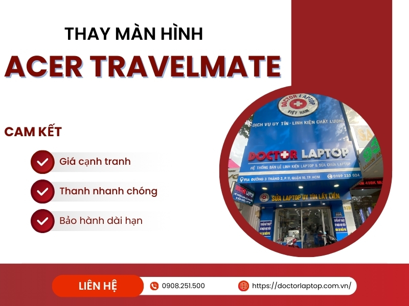 Màn hình acer travelmate - 3