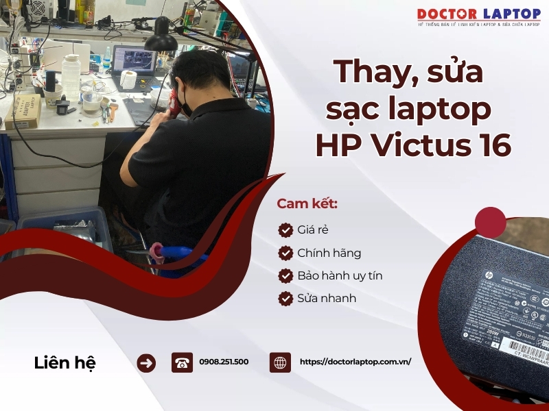 Sạc hp victus 16 - 4