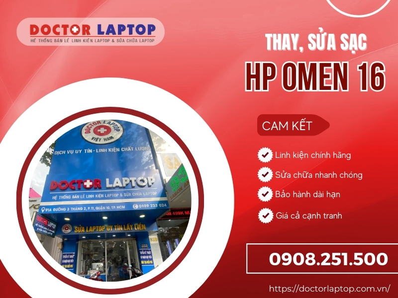 Sạc hp omen 16 - 5