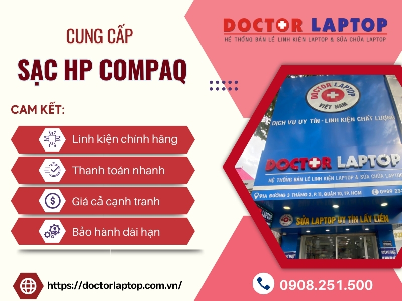 Sạc hp compaq - 3