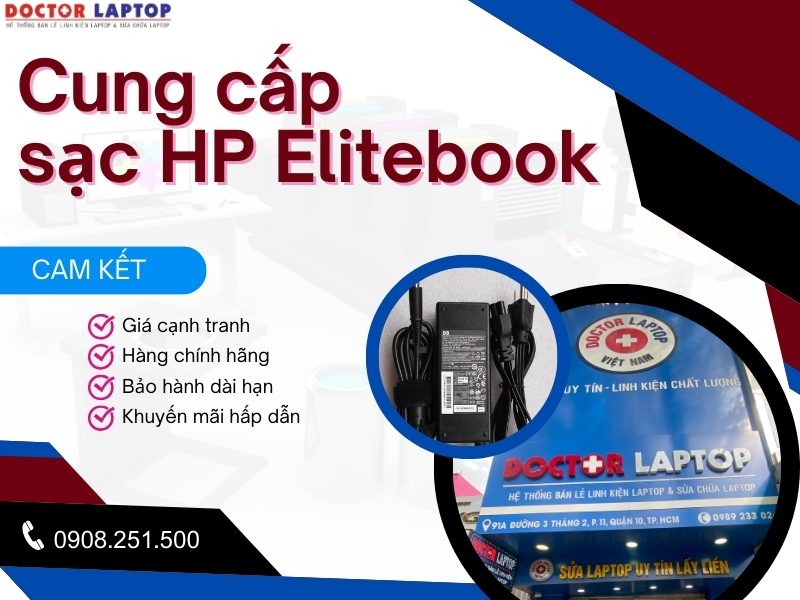 Sạc hp elitebook - 3